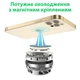 Магнітний кулер охолодження Black Shark Magnetic Cooler BR30-AP для телефону з MagSafe радіатор охолодження білий - зображення 8