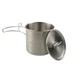 Кружка туристична з кришкою Tribe Camping Cup 600 мл із нержавіючої сталі (T-FA-0012-metal) - зображення 2
