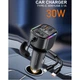 FM-трансмиттер модулятор WUW-C220 25W, Black - изображение 6