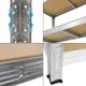 Стеллаж металлический 180x90x30 Siker G9030 5 полок (42401069) - изображение 4