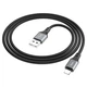 Зарядний кабель Hoco X86 USB Lightning чорний - зображення 7