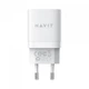 Зарядний пристрій HAVIT HV-UC30 30 W USB+USB-C White - зображення 2