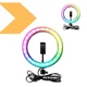 Кільцева LED лампа 20 см RGB XPRO 3D-20RGB (40924-3D-20RGB_256) - изображение 2