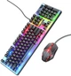 Ігровий комплект клавіатура і миша HOCO GM18 з RGB-підсвічуванням (39134-01_360) - изображение 1