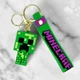 Брелок на ключи рюкзак Minecraft Майнкрафт Крипер зеленый на сумку силиконовый брелок супергерой Creeper - изображение 6