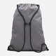 Рюкзак спортивный 22 л тканевый вмещает формат А4 Under Armour UA Hustle Sackpack 6000519-025 Серый (198632084083) - изображение 3