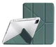 Чехол Transparent Origami на Apple iPad Air 4 (10.9") 2020 / чехол для планшета с функцией подставки / (темно-зеленый) - изображение 1