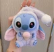 Мягкая игрушка - брелок Labubu Stitch Лабубу Стич Eat Something Before Sleep Series фиолетовый - изображение 2