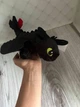 Беззубик Ночная Фурия мягкая игрушка, черный дракон Как Приручить Дракона на присоске - изображение 3