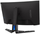 Монітор 27" Lenovo Legion R27qc-30 Raven Black (67C6GAC2EU) - зображення 5