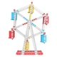 Металлический конструктор "Технок" 470 деталей, Обзорное колесо London Eye 30см 7891 - изображение 3
