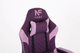 Геймерське крісло обшите тканиною INFINI NFC Фіолетове комп'ютерне для дому - изображение 7