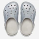 Детские кроксы-сабо для девочки Crocs Baya Glitter Clog T 207014-040 19-20 (C4) Серебристые (191448724297) - изображение 5
