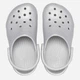 Детские кроксы-сабо для девочки Crocs Classic Glitter Clog T 206992-0IC 19-20 (C4) Серебристые (196265550425) - изображение 5