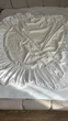 Наматрасник из водонепроницаемой ткани на резинке Полуторный 140x200 см Белый (П4К-mur-aqvastop-002-02) - изображение 1