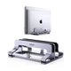 Вертикальная подставка для ноутбука на стол UGREEN LP258 Vertical Laptop Stand Dual-slot держатель для макбук на два устройства серый (60643) - изображение 7