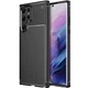 Чохол VVawe Premium TPU Ultimate Experience Silicone Case Carbon для Samsung Galaxy S21 Ultra black - зображення 1