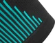 Рукава компрессионные для бедер Reebok KNITTED COMPRESSION THIGH SLEEVE 2 шт. черно-бирюзовые S RRSL-15533 - изображение 3