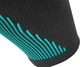 Рукава компрессионные для бедер Reebok KNITTED COMPRESSION THIGH SLEEVE 2 шт. черно-бирюзовые S RRSL-15533 - изображение 4