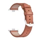 Ремешок кожаный Mi Jobs с металлическим креплением для фитнес браслета Mi Smart Band 8 Pro/9Pro/ Xiaomi Redmi Watch 4/5 Light Brown + Silver (mrk6502) - изображение 4