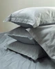 Комплект постільної білизни Cozy класичний сіро-блакитний Односпальний 140*200 см, простирадло 90*200*20 на резинці - зображення 8