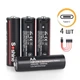 Батарейки AA аккумуляторные Soshine с разъемом USB Type-C на 1.5V/4200mWh - 4 ШТ. - изображение 1