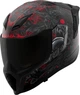 Шолом ICON Ultraflite Misanthrope MIPS, XXL, Чорний матовий/Червоний (3032836) - зображення 1