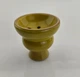 Чаша для кальяна жёлтая керамическая, 6×5,5 см 21467F - изображение 1
