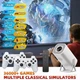 Игровой проектор Smart TV 3D Game для кино и игр смарт домашний кинотеатр с джойстиками 4K Android 11 1080P 1280*720P HD Dual Wi-Fi 6 Bluetooth 5.0 з пультом ДУ 30000 игр UKC S40 Max - изображение 2