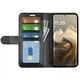 Класичний чохол-книжка Deexe Wallet Style для Motorola Edge 60 Pro - Black - зображення 3