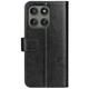 Класичний чохол-книжка Deexe Wallet Style для Motorola Edge 60 Pro - Black - зображення 5
