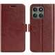 Класичний чохол-книжка Deexe Wallet Style для Motorola Edge 60 Pro - Brown - зображення 1