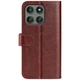 Класичний чохол-книжка Deexe Wallet Style для Motorola Edge 60 Pro - Brown - зображення 5