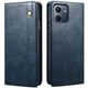Чехол-книжка с кармашками UniCase Leather Wallet для OPPO A5x - Blue - изображение 1