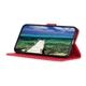 Чохол-книжка з застібкою KHAZNEH Retro Wallet для Motorola Edge 70 Fusion - Red - зображення 2