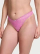 Комплект белья (лиф+трусики стринги) с кружевом Victoria's Secret Tease Lace-Trim 70B/XS розовый (583986551252) - изображение 4
