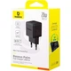 Сетевое зарядное устройство Baseus Palm Fast Charger Type-C+USB 20W P10111608113-00 Black - изображение 5