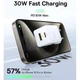 Сетевое зарядное устройство Baseus Palm Fast Charger Type-C+USB 30W P1011160A213-00 White - изображение 9