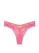 Комплект белья (лиф+трусики стринги) с кружевом Victoria's Secret (583986551250) Tease Lace-Trim 70C/S оранжевий - изображение 8