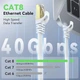 Високошвидкісний мережевий Патч корд Cat 8 BUSOHE 3м до 40 Гбіт/с 2 шт. White (R3975) - изображение 5