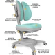 Крісло Mealux Onyx Duo TG (Y-115 TG) Бірюзовий / Сірий - изображение 3