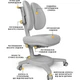 Крісло Mealux Onyx Duo G Grey (Y-115 G) Сірий - изображение 3