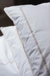 Комплект постельного белья Ecotton Евро 210х220 см Premium вышивка + кант Бежевый Перкаль (25144_000) - изображение 4
