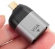 Адаптер, конвертер з Type-C на VGA для передачі відео Addap UC2VGA-01, перехідник для ноутбука, проектора, телевізора, FullHD - изображение 3