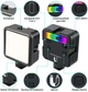 Заповнююче накамерне студійне відео світло Andoer N69 RGB | світлодіодна LED лампа для фото і відео на штатив, 6W - зображення 7