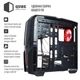 Корпус QUBE QB40X Black-Red (QB40X_WRNU3) - изображение 3