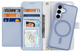 Etui z klapką DUX Ducis Lawa na Samsung Galaxy S25 z odlaczanym portfelem magnetycznym Blue (6971824162233) - obraz 1
