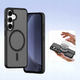 Etui z klapką DUX Ducis Lawa na Samsung Galaxy S25+ z odlaczanym portfelem magnetycznym Black (6971824162240) - obraz 7