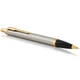 Ручка кулькова Parker IM 17 Brushed Metal GT BP блістер 22 236 - зображення 4