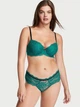 Мережевний бюстгальтер Victoria's Secret демі Dream Angels 32B Смарагдовий (26560584) - зображення 3